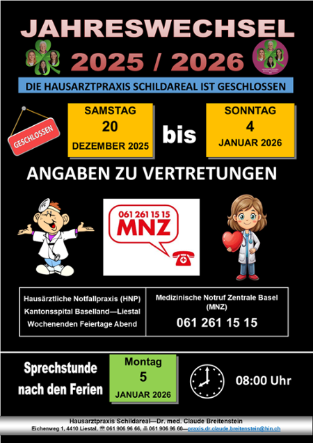 Jahreswechsel 2025/2026 